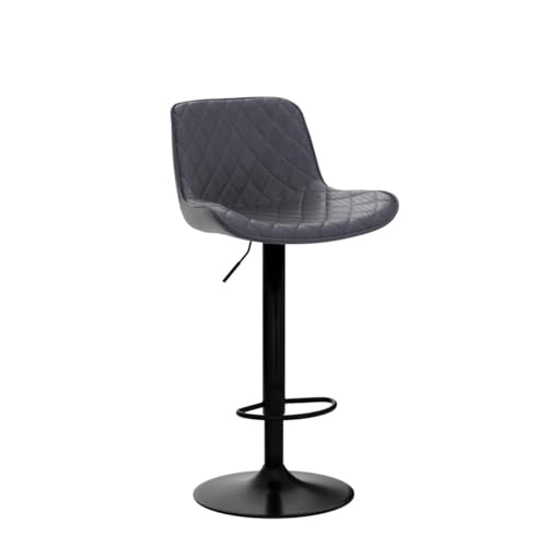 ROYAL LEGEND LEGACY Set of 2 Adjustable White Swivel Bar Stools with Back for Kitchen Island