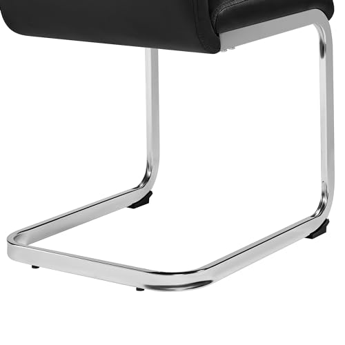 Modern Black Dining Chair Set of 2