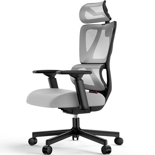Ergonomic Office Chair with Adaptive Lumbar Support for Big and Tall Users