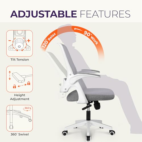 Ergonomic Office Chair with Adjustable Features for Home and Study