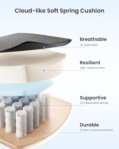 Ergonomic Office Chair with Adaptive Lumbar Support for Big and Tall Users