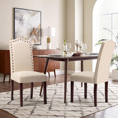 Beige Dining Chairs Set of 2 for the LSSBOUGHT Audience
